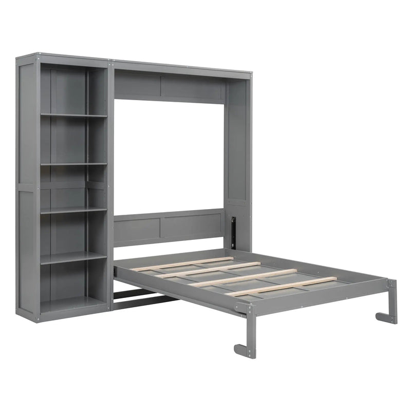 Murphy Wall Bed With Shelves by HouseOfZazla