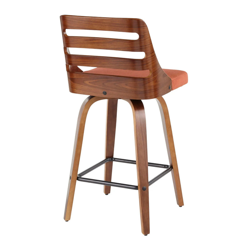 Trevi - Mid Century Modern Counter Stool (Set of 2) by Unique Piece Furniture