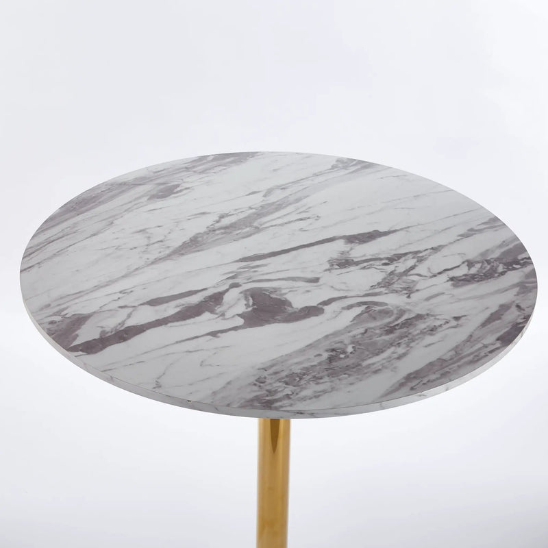 31.5" Folding Golden And Table by HouseOfZazla