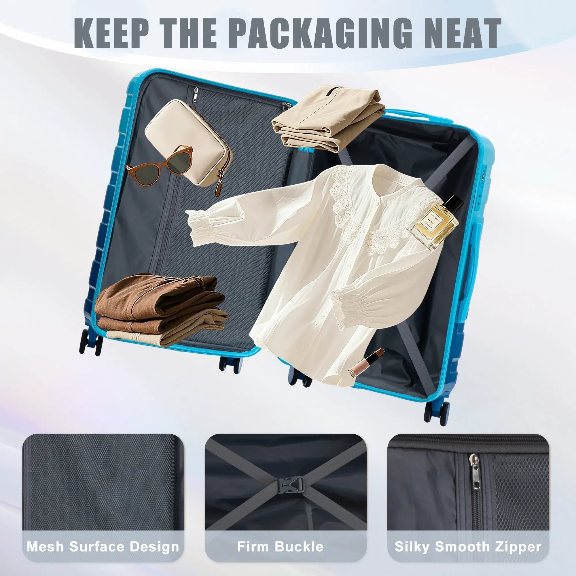 PC Spinner Wheel Luggage Set by HouseOfZazla