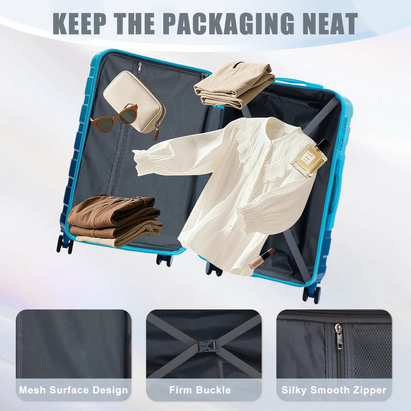 PC Spinner Wheel Luggage Set by HouseOfZazla