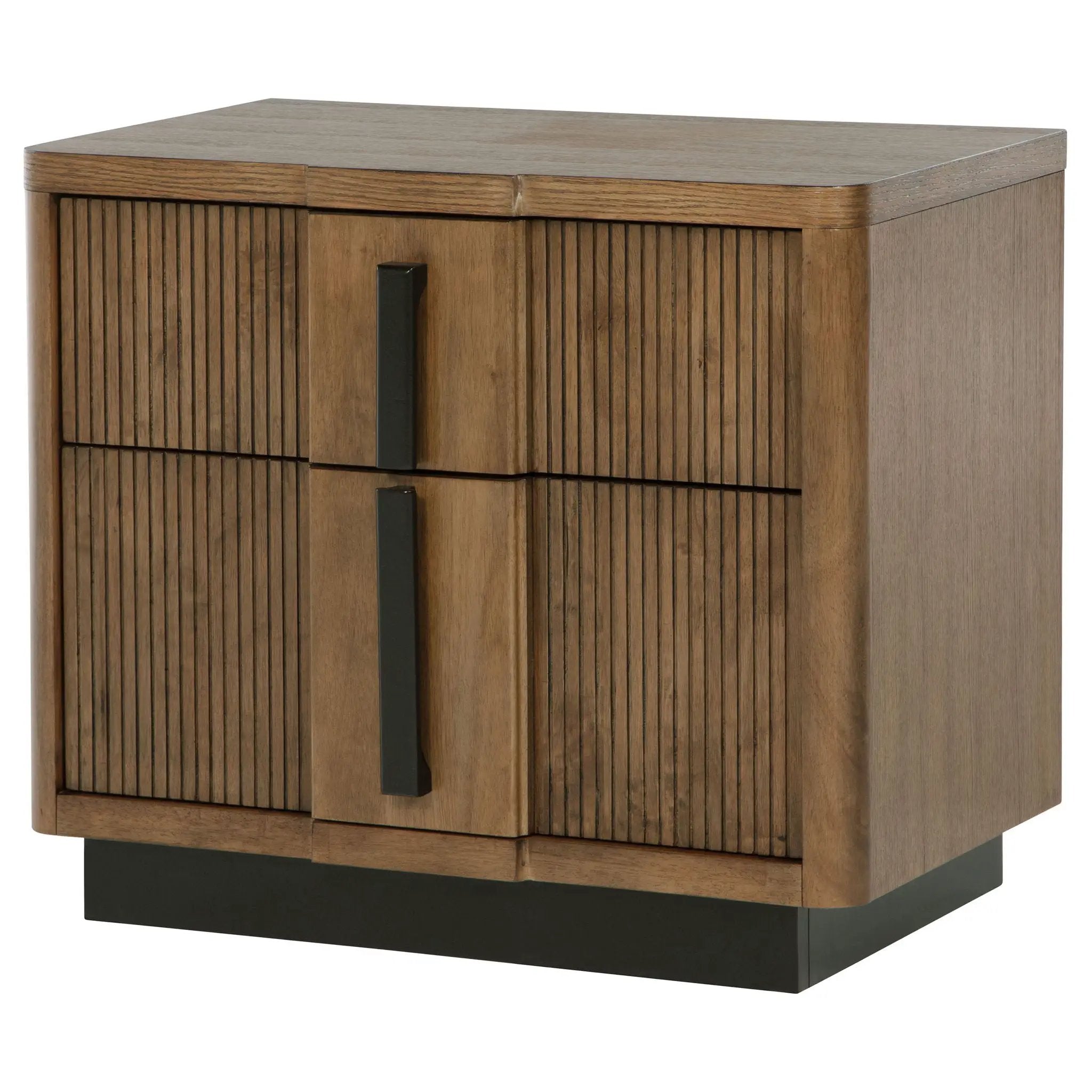 Moraga - 2 Drawer Nightstand - Ash Brown by HouseOfZazla