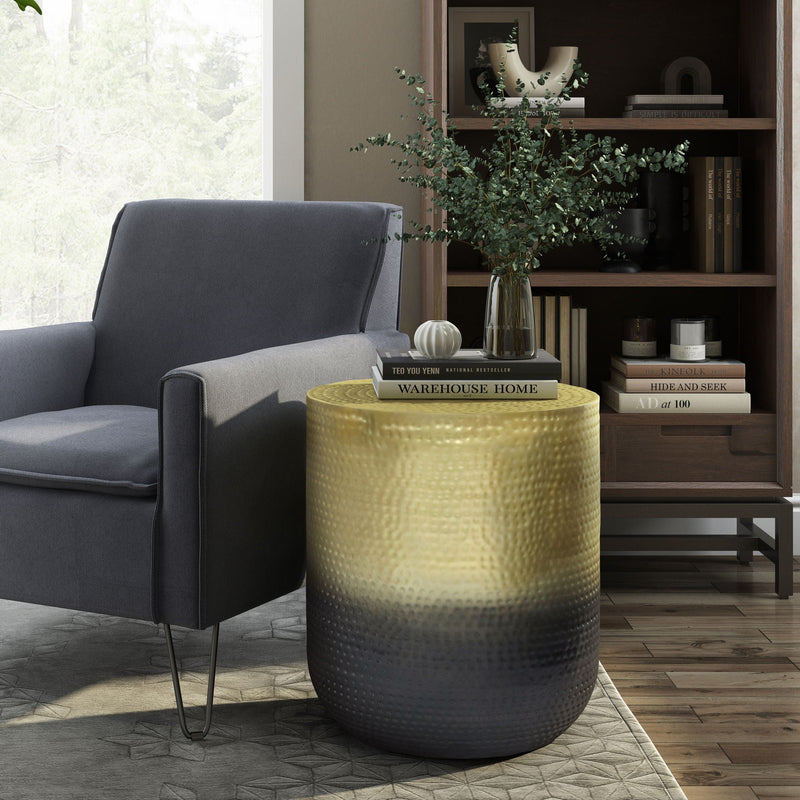 Nova - Handcrafted Metal Side Table by HouseOfZazla