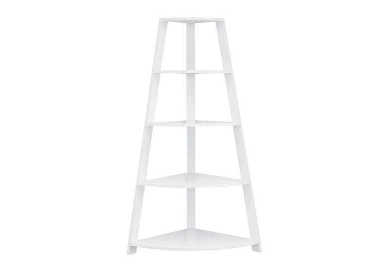 4-Tier Corner Bookshelf, Modern & Contemporary Style by HouseOfZazla