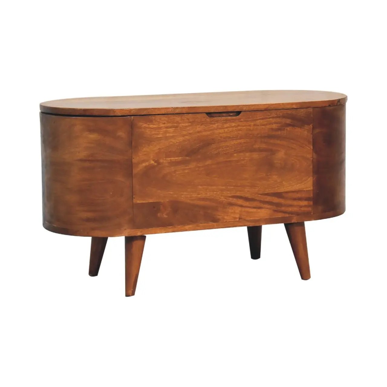 Rounded Lid Up Blanket Box by Unique Piece Furniture