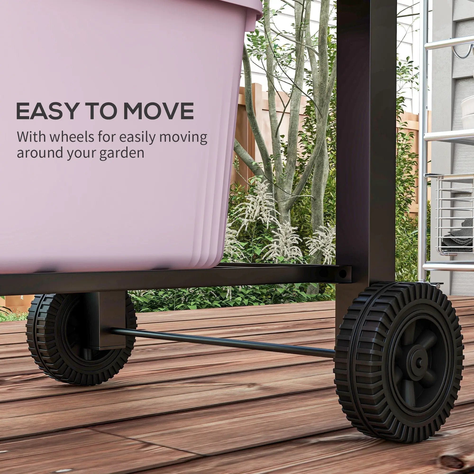 Outsunny Charcoal Grill with Adjustable Height & Folding Shelves by HouseOfZazla