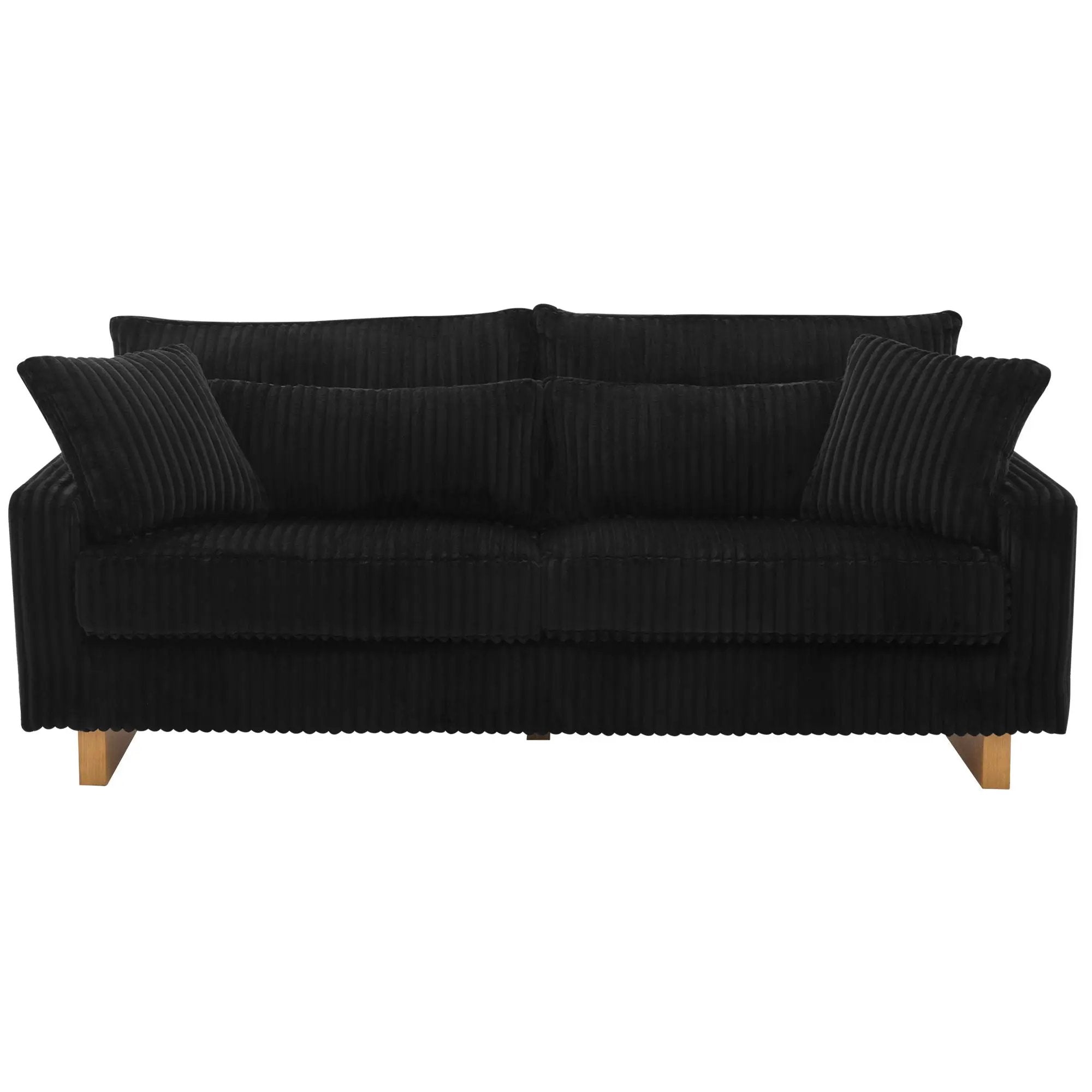 Modern Loveseat Sofa With 4 Pillows by HouseOfZazla