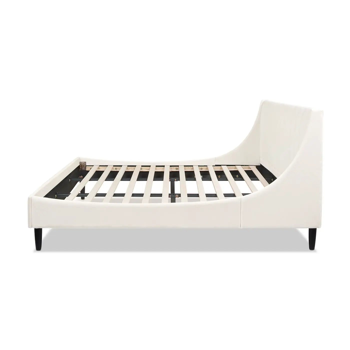 Aspen - Vertical Tufted Modern Headboard Platform Bed Set by HouseOfZazla