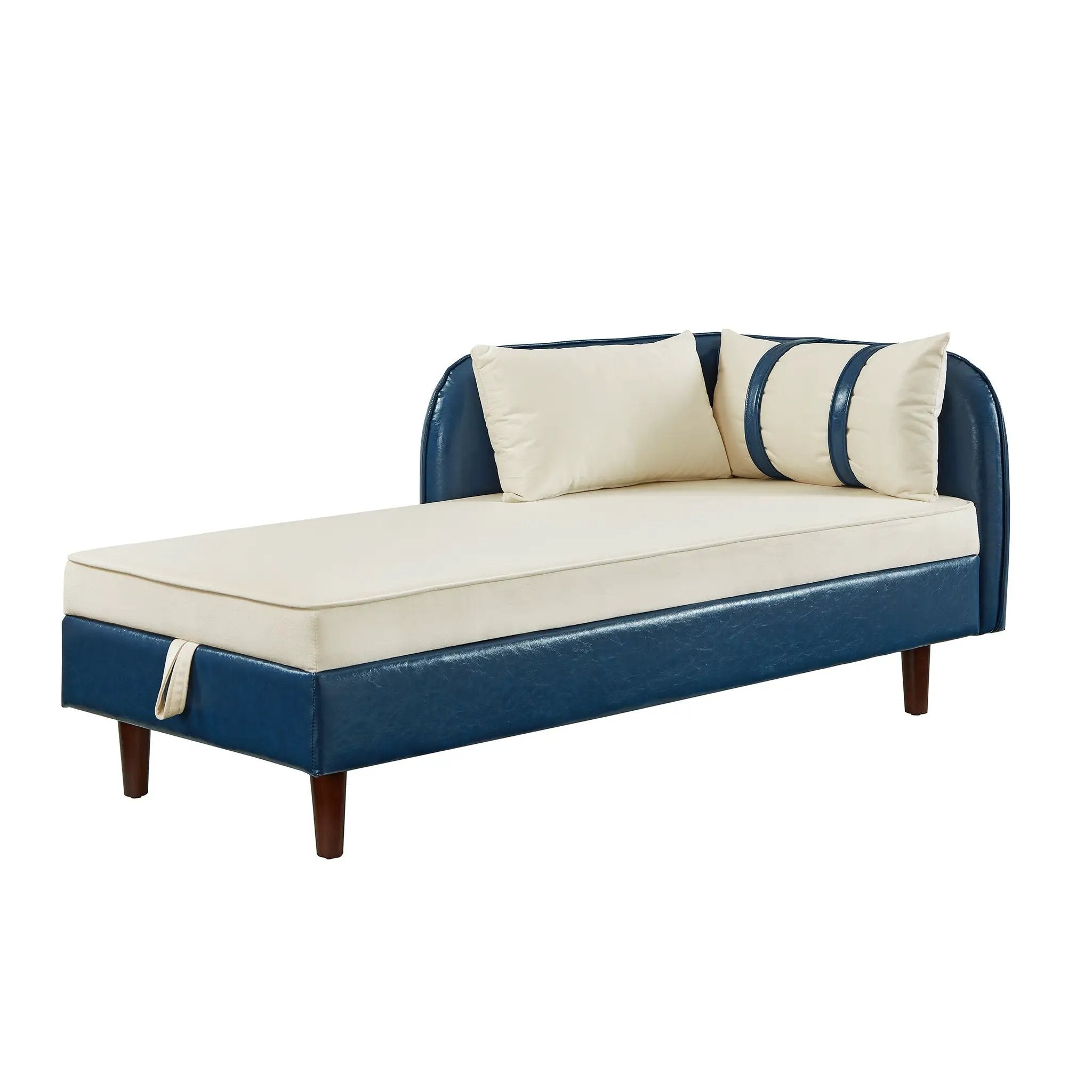 65" Storage Chaise Lounge Sofa by HouseOfZazla