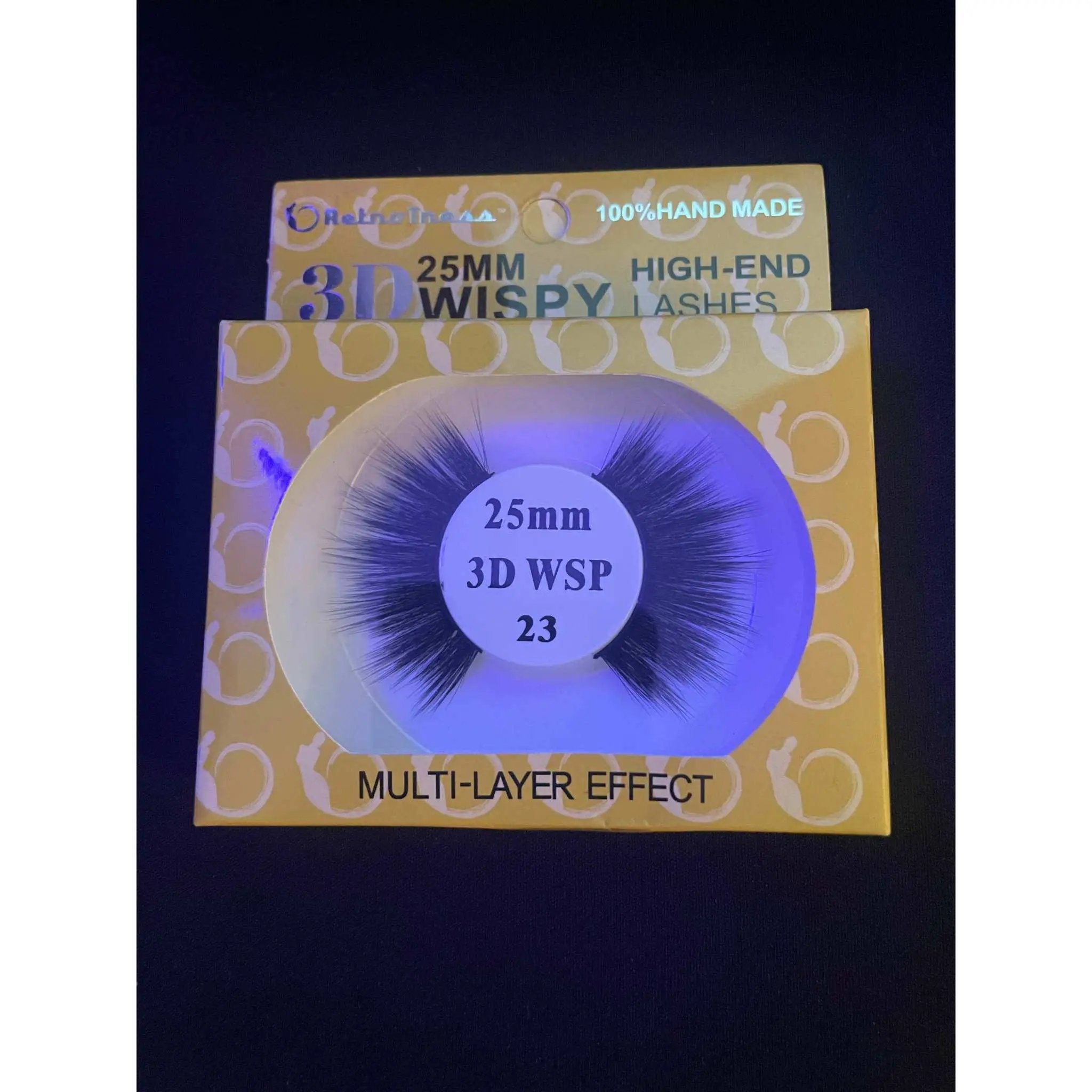 RetroTress 3D 25mm Wispy High-End Lashes Mink Matte 100% HAND MADE Eyelashes Bulk by Selzalot