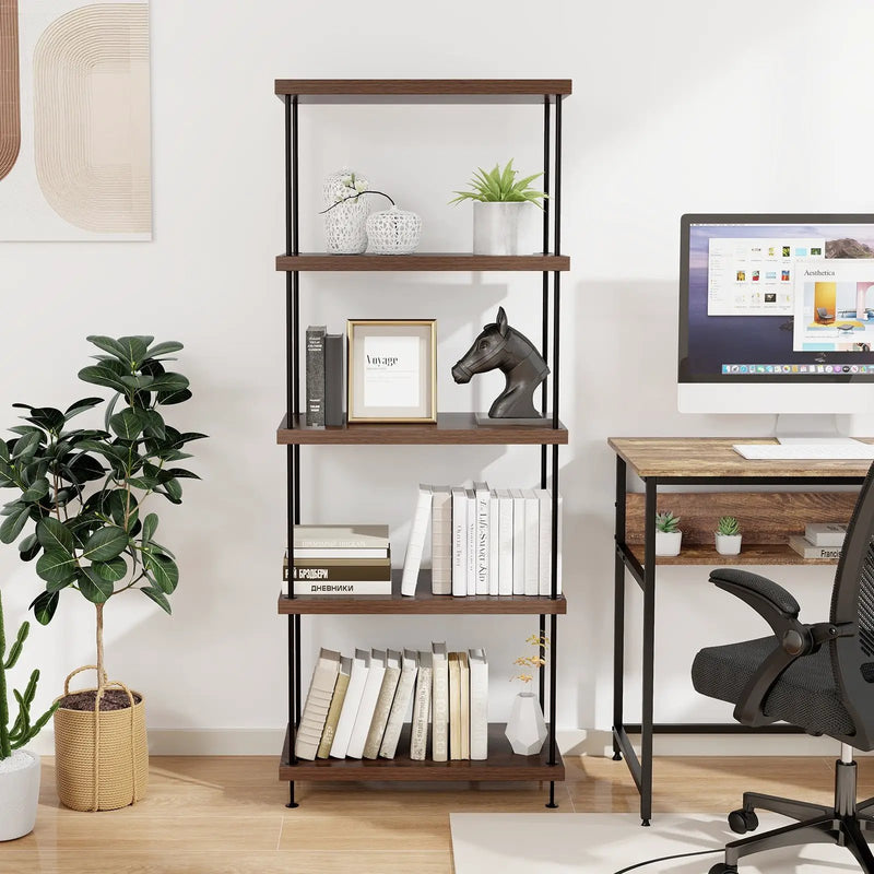 2/3/4/5-Tier Multipurpose Display Rack with Metal Frame-5-Tier by DirectDeals