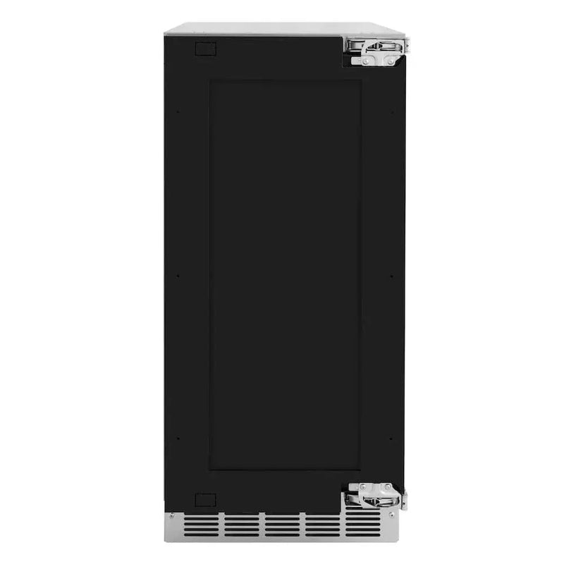 ZLINE 15" Touchstone Clear Cube Ice Maker Drain Pump Panel Ready Door Champagne Bronze Door ICCDPZ-15-CB by Farmhouse Kitchen and Bath