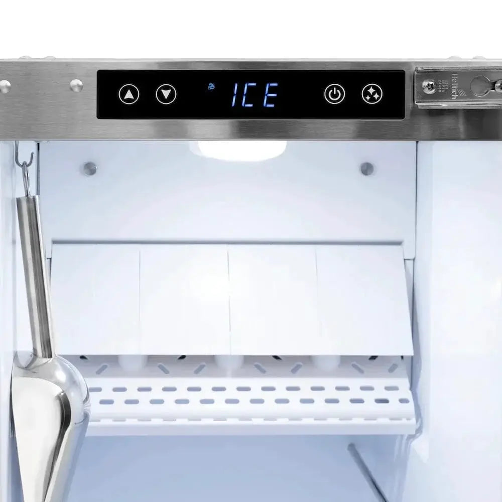 ZLINE 15" Touchstone Gourmet Ice Maker Drain Pump Stainless Steel Door Polished Gold IGMDZ-ST-15-G by Farmhouse Kitchen and Bath