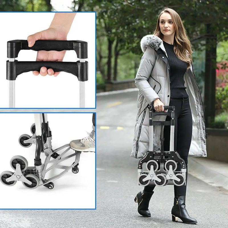 Portable Folding Stair Climbing Hand Truck by DirectDeals