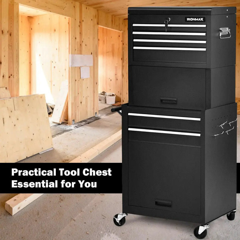 6-Drawer Tool Chest with Heightening Cabinet by DirectDeals