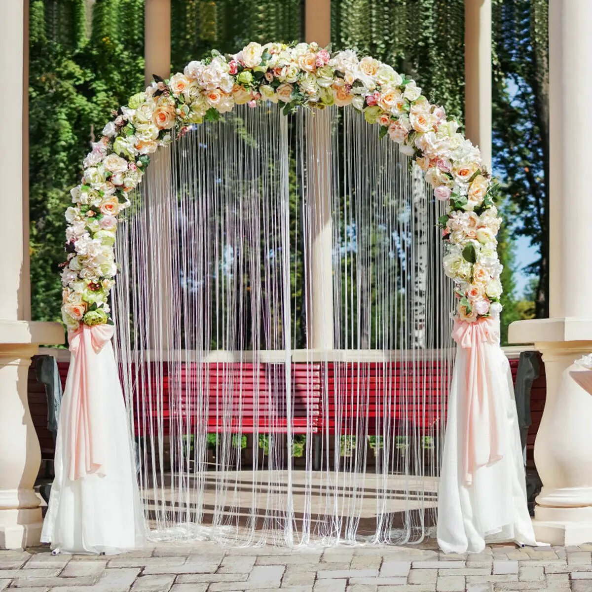 7.2 Feet Garden Decoration Climbing Plants Arch by DirectDeals
