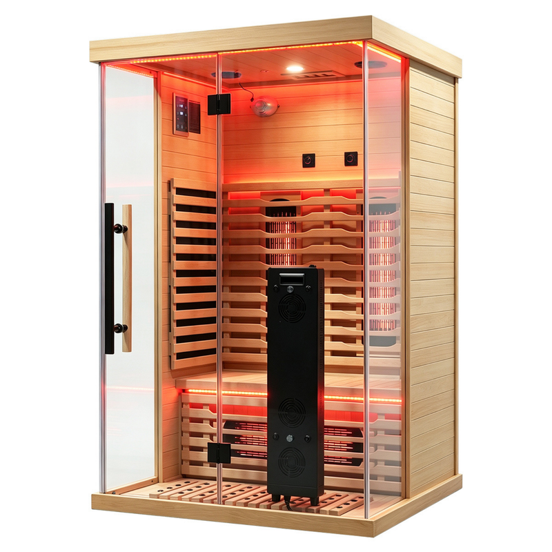 Blisspod I Vantaa RED I All-In-One - Full Spectrum + Red Light Therapy I Indoor Premium Sauna I 2 Person, photo 2 of 17