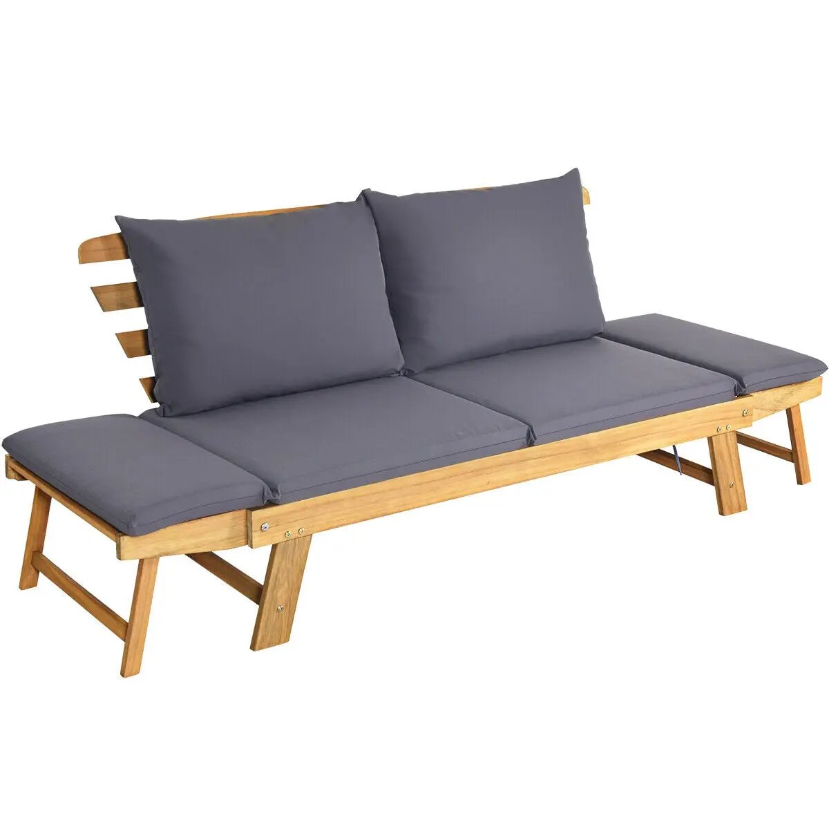 Adjustable Patio Convertible Sofa with Thick Cushion, photo 24 of 32