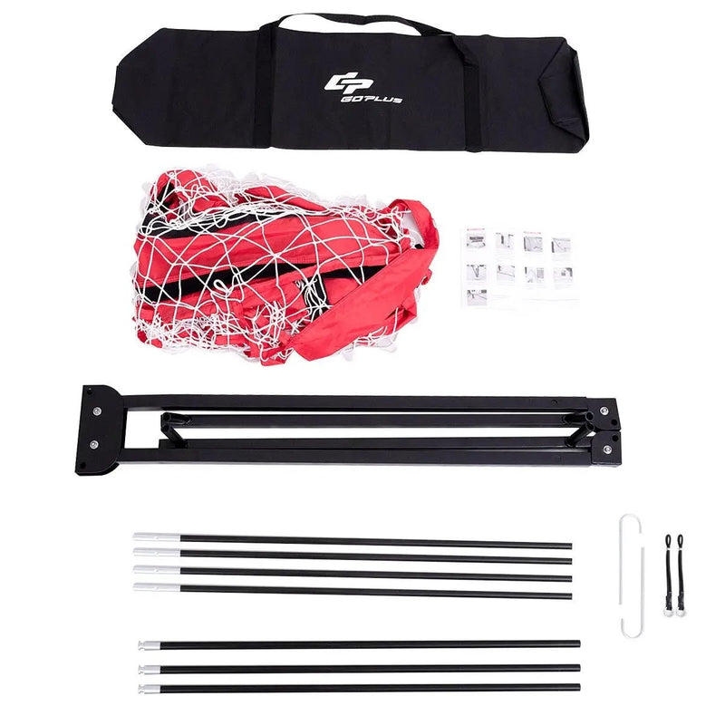 6/8/12 Feet Durable Bow Style Soccer Goal Net with Bag-12' x 6' by DirectDeals