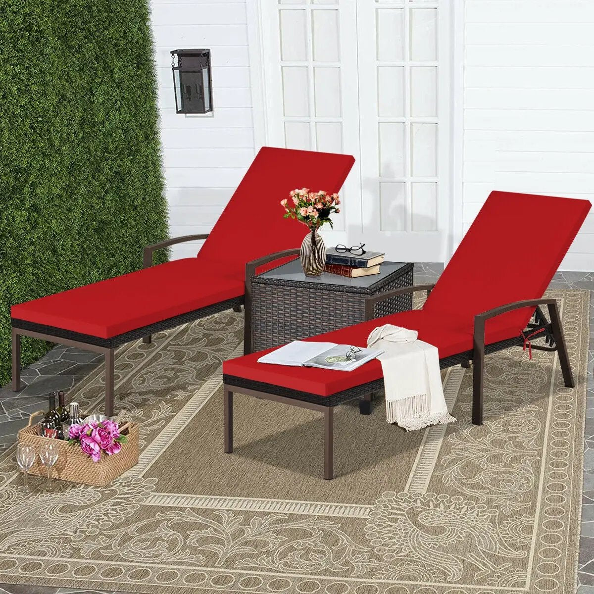 2 Pieces Patio Rattan, photo 6 of 12