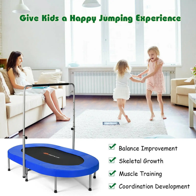 2-Person Foldable Mini Kids Fitness Rebounder Trampoline by DirectDeals