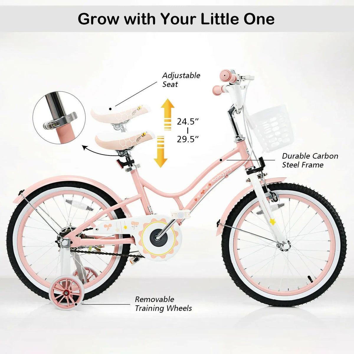 18 Inch Kids Adjustable Bike, photo 8 of 9