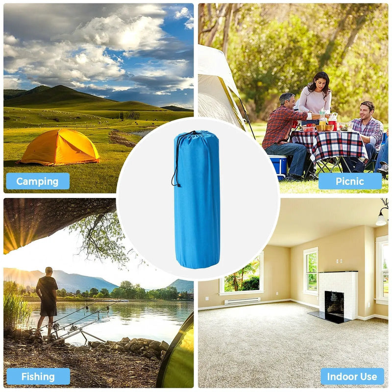 Self-Inflating Camping Outdoor Sleeping Mat with Pillows Bag by DirectDeals