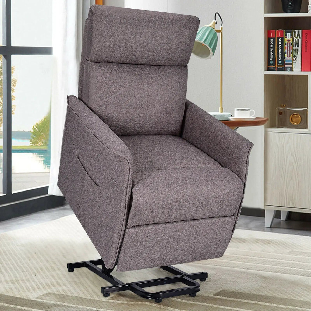 Power Lift Massage Recliner Chair for Elderly with Heavy Padded Cushion, photo 5 of 16