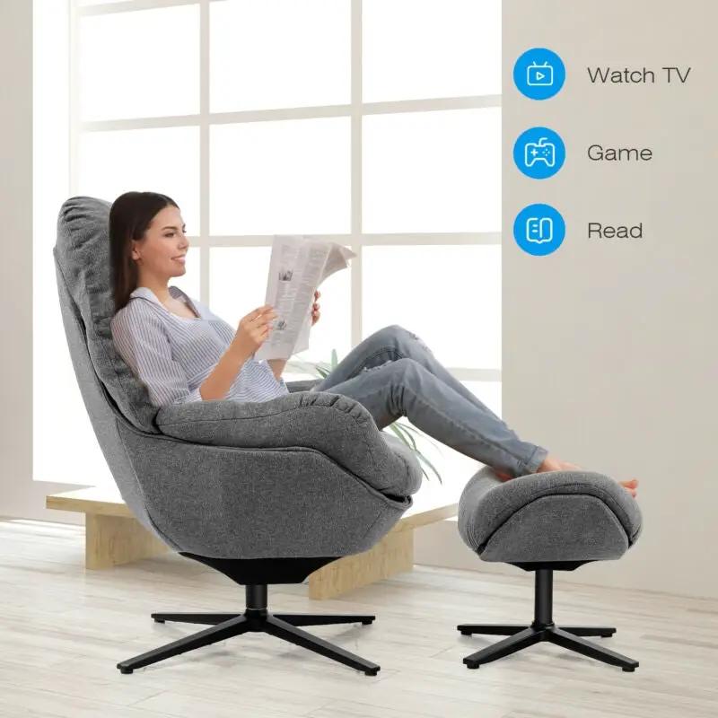 Computer Desk with Charging Station and 2 Fabric Drawers for Small Spaces by DirectDeals