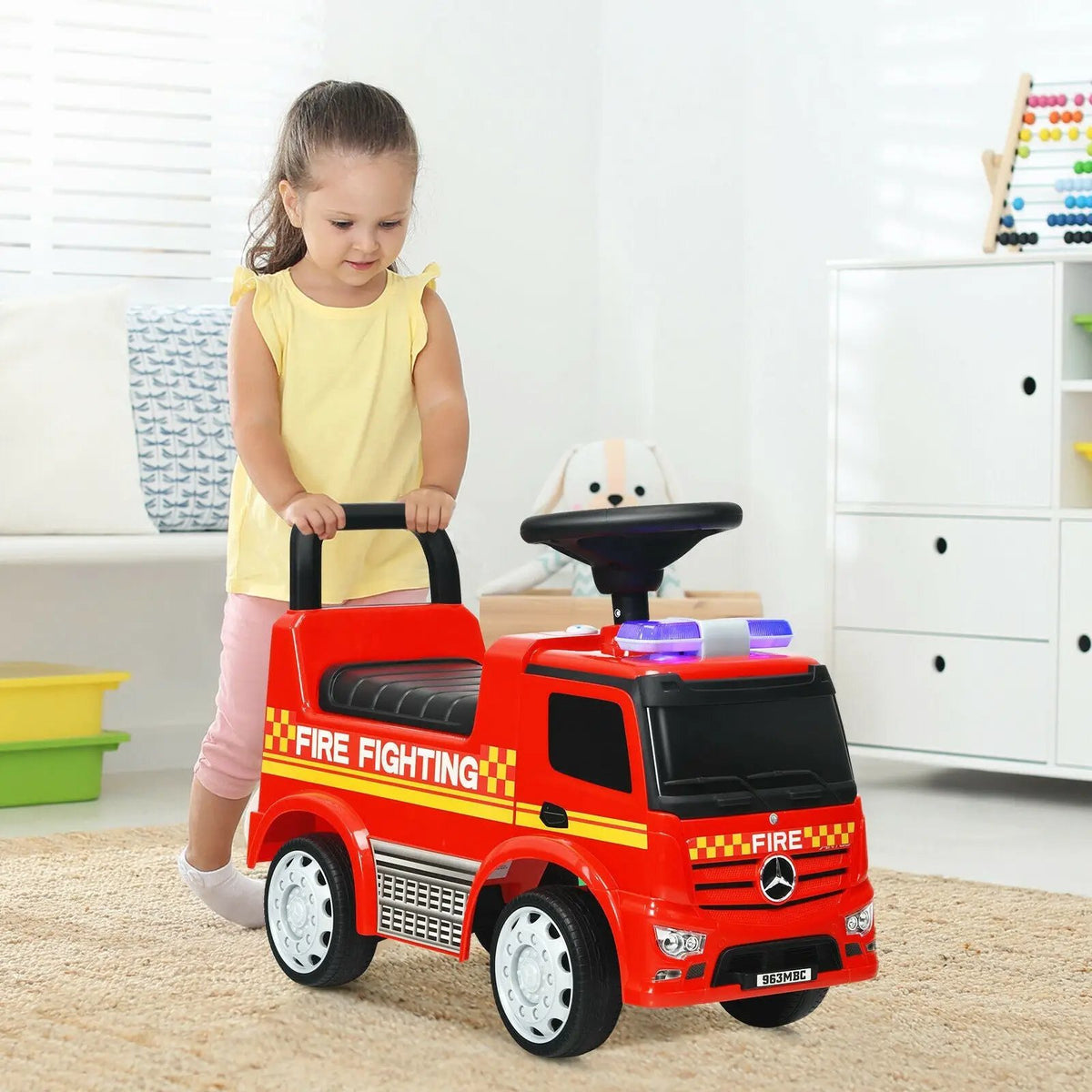 Licensed Mercedes Benz Kids Fire Engine Racer, photo 2 of 9