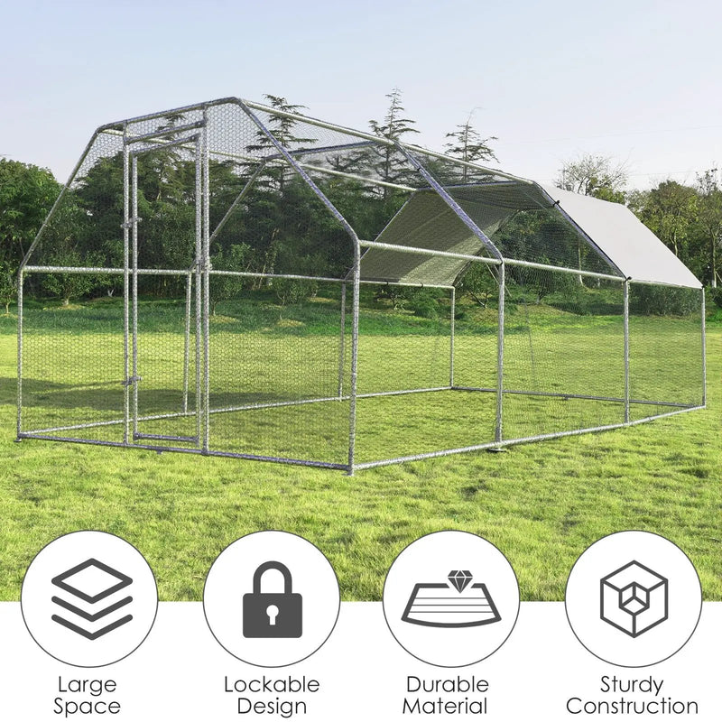 9.5 x 19 Feet Large Walk In Chicken Coop by DirectDeals