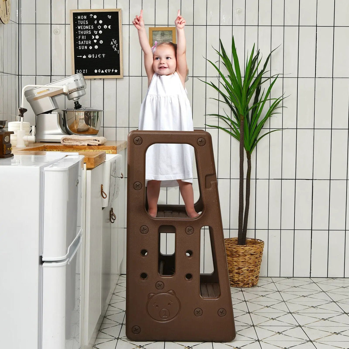 Kids Kitchen Step Stool with Double Safety Rails, photo 8 of 11