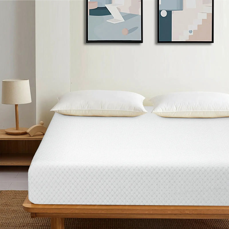 8 Inch Foam Medium Firm Mattress with Jacquard Cover by DirectDeals