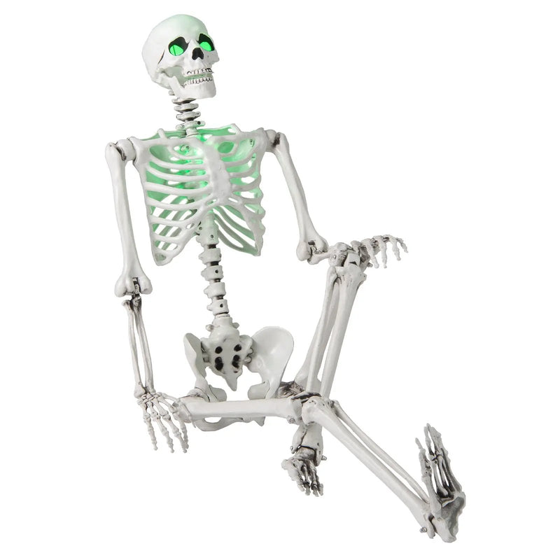 5.5 FT Halloween Skeleton Life-Size Posable for Indoor Outdoor Decoration by DirectDeals