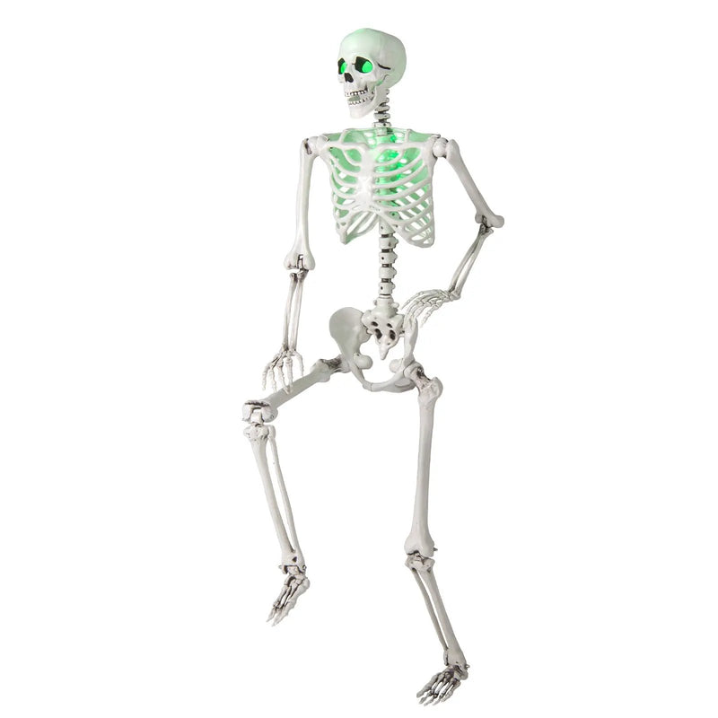 5.5 FT Halloween Skeleton Life-Size Posable for Indoor Outdoor Decoration by DirectDeals