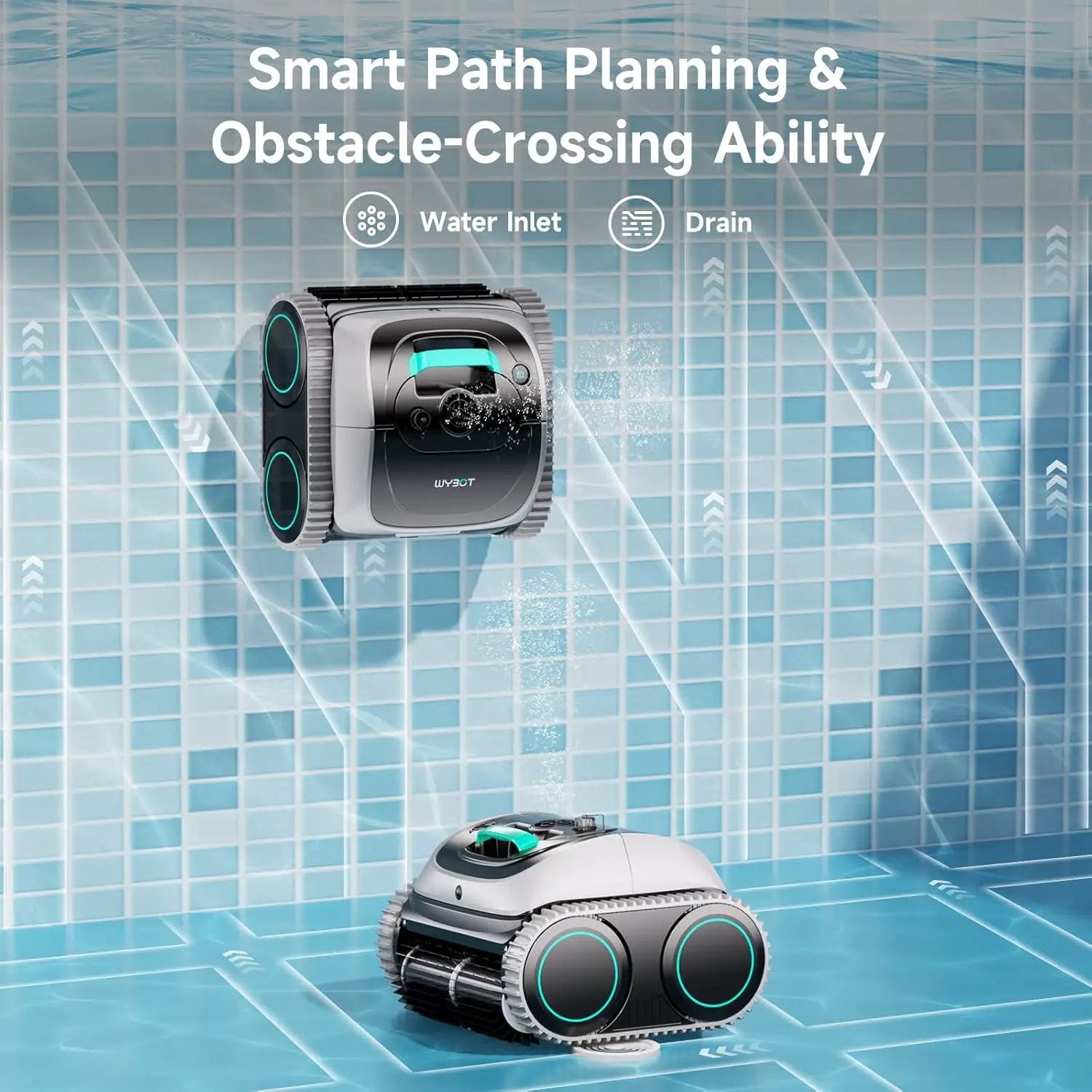 (2026 Upgrade) WYBOT C1 Cordless Robotic Pool Cleaner by WYBOT