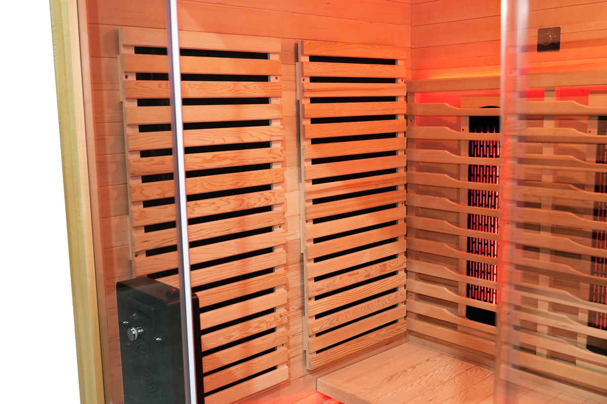 Blisspod I Venetian RED I All-In-One - Full Spectrum + Red Light Therapy I Indoor Premium Sauna I 3 Person, photo 10 of 21