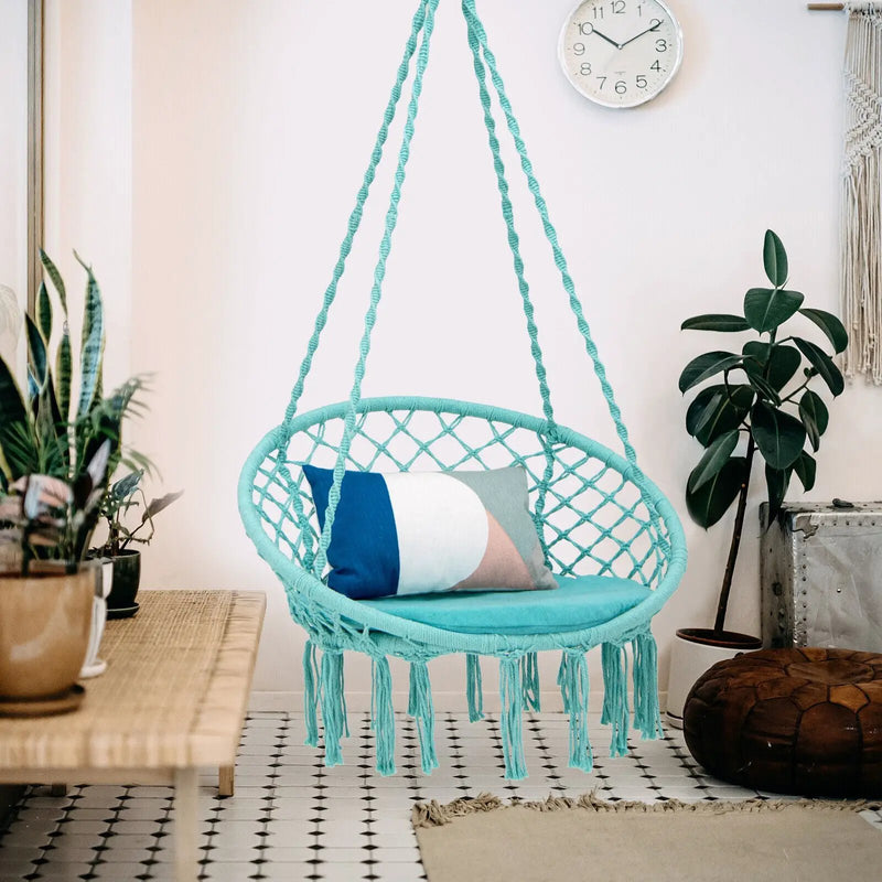 Cushioned Hammock Swing Chair with Hanging Kit by DirectDeals
