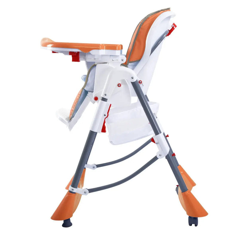 Portable Folding Baby High Chair Toddler Feeding Seat-orange by DirectDeals