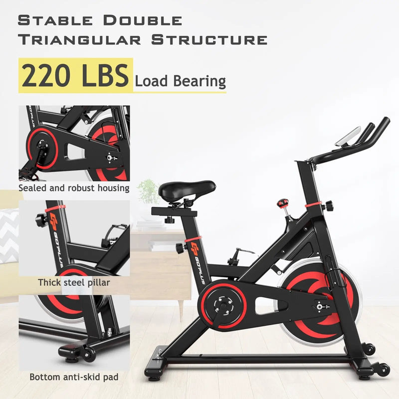 30 lbs Family Fitness Aerobic Exercise Magnetic Bicycle by DirectDeals
