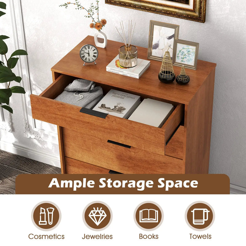 5-Drawer Dresser with Interlock System for Bedroom Living Room by DirectDeals