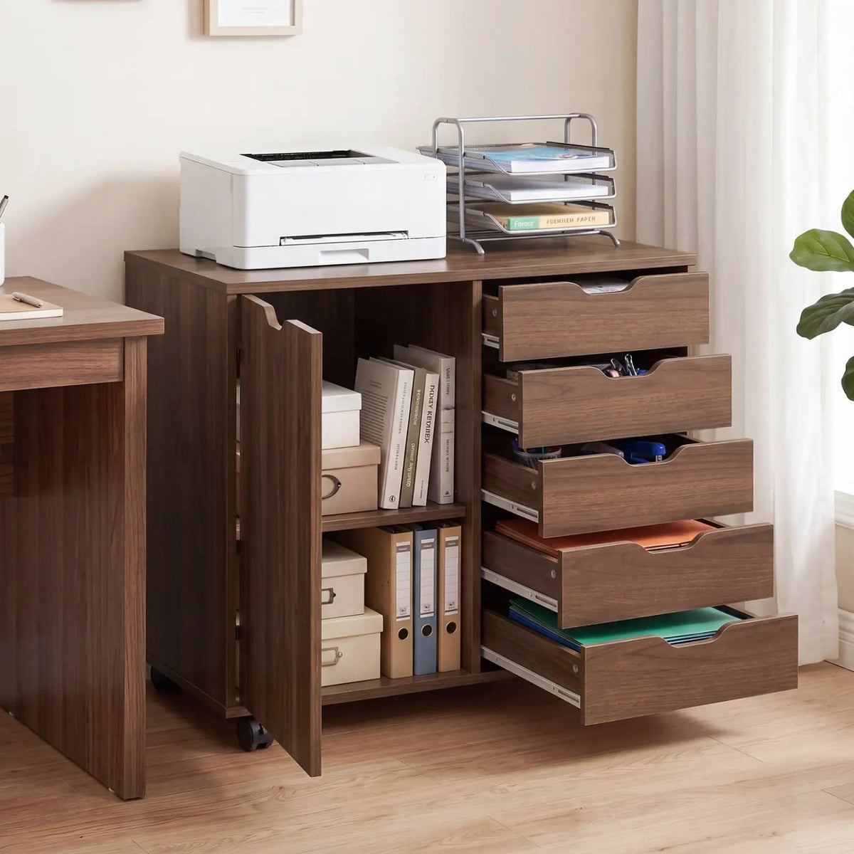 5-Drawer Mobile Storage Cabinet with Adjustable Shelf, photo 18 of 24