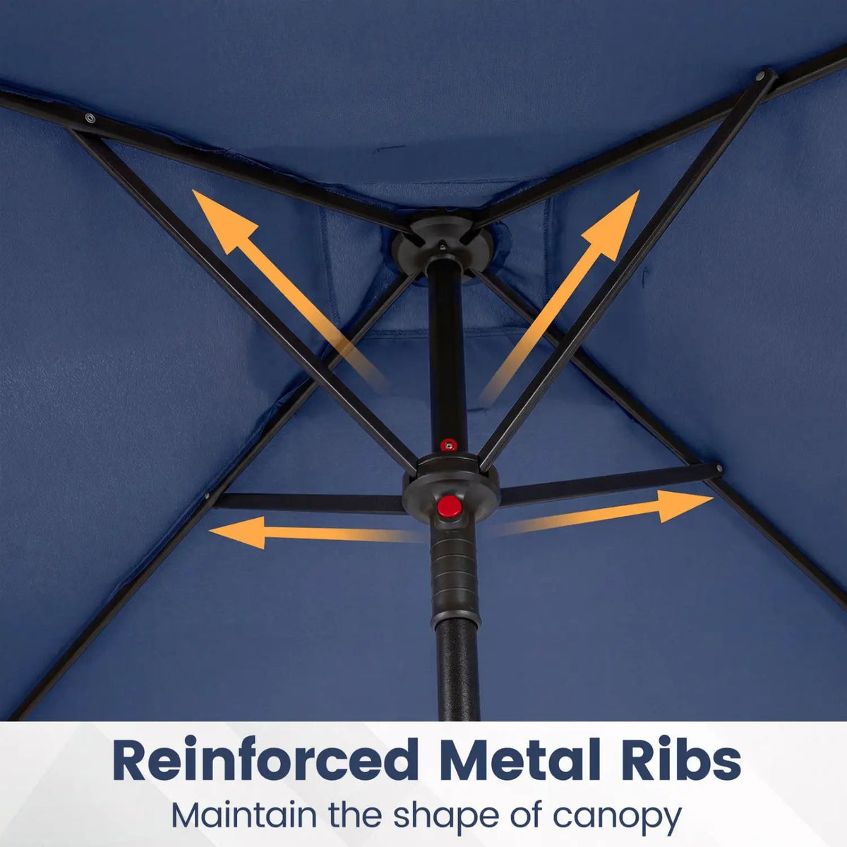 5 Foot Square Patio Market Umbrella with 4 Ribs, photo 23 of 24