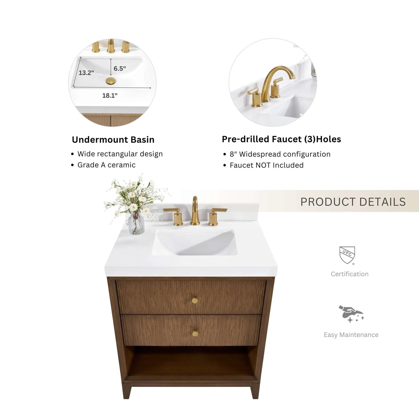 Momo 30" Bath Vanity Set by Ancerre Designs