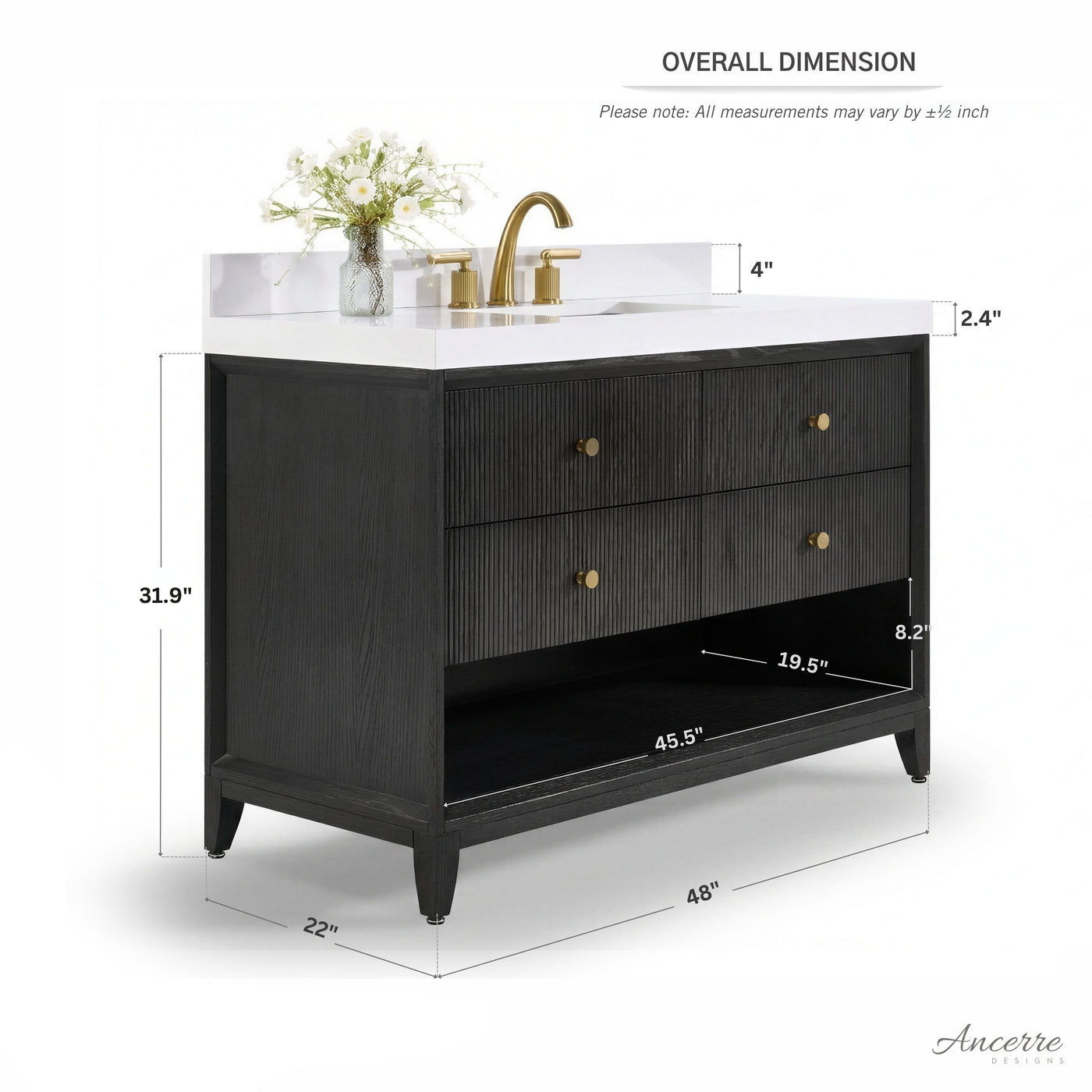 Momo 48" Bath Vanity Set by Ancerre Designs