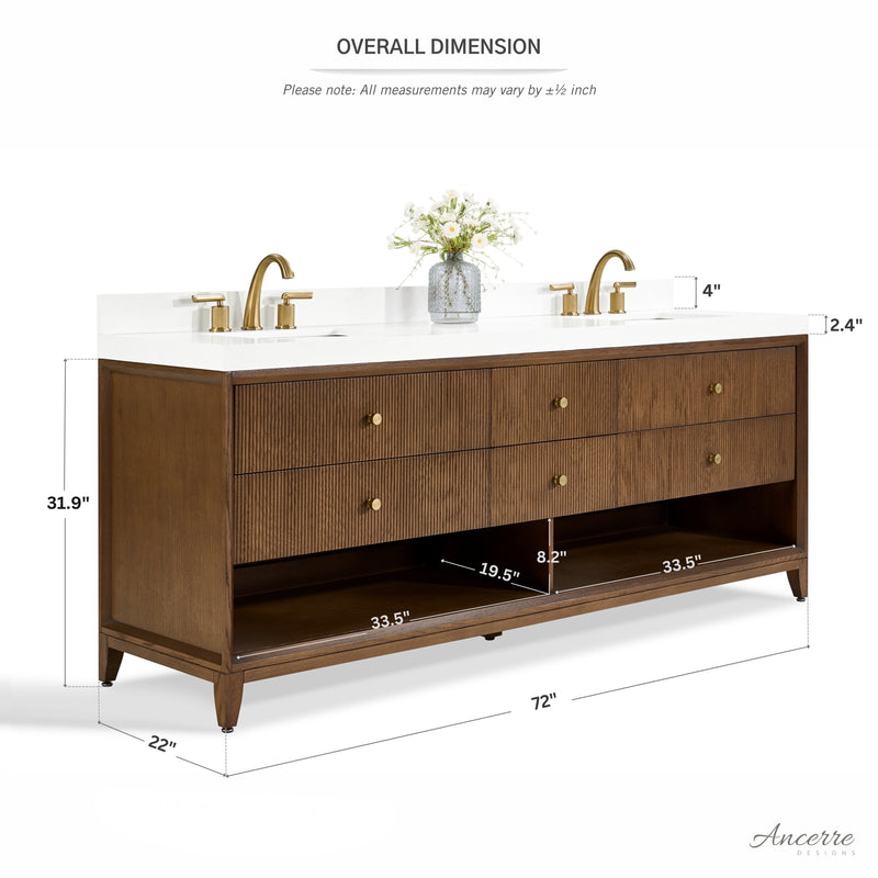 Momo 72" Bath Vanity Set by Ancerre Designs