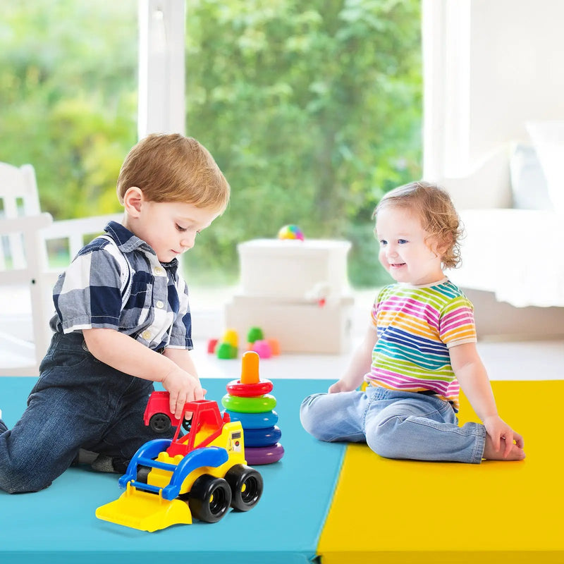 5-Panel Folding Gymnastics Mat for Kids and Adults by DirectDeals