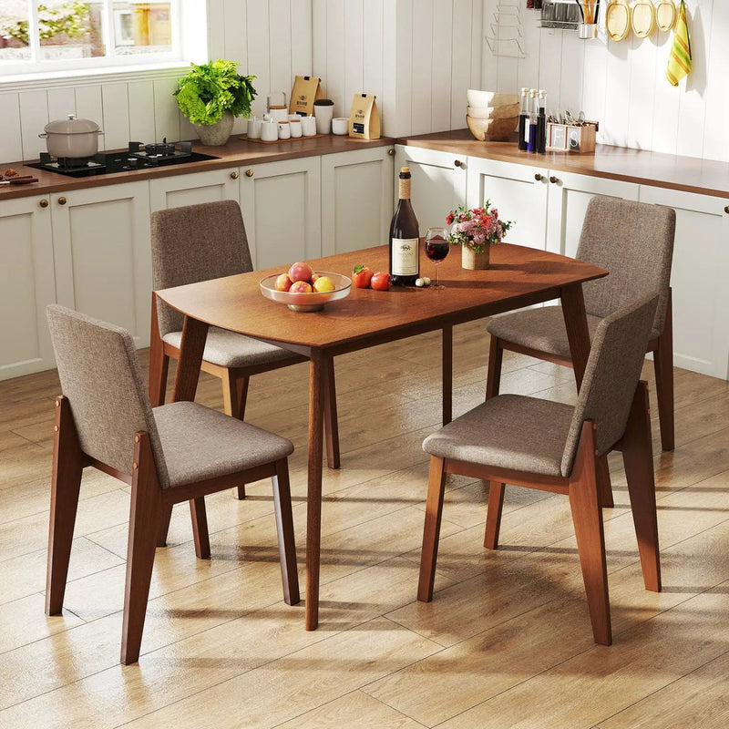 5-Piece Kitchen Table and Upholstered Chairs by DirectDeals