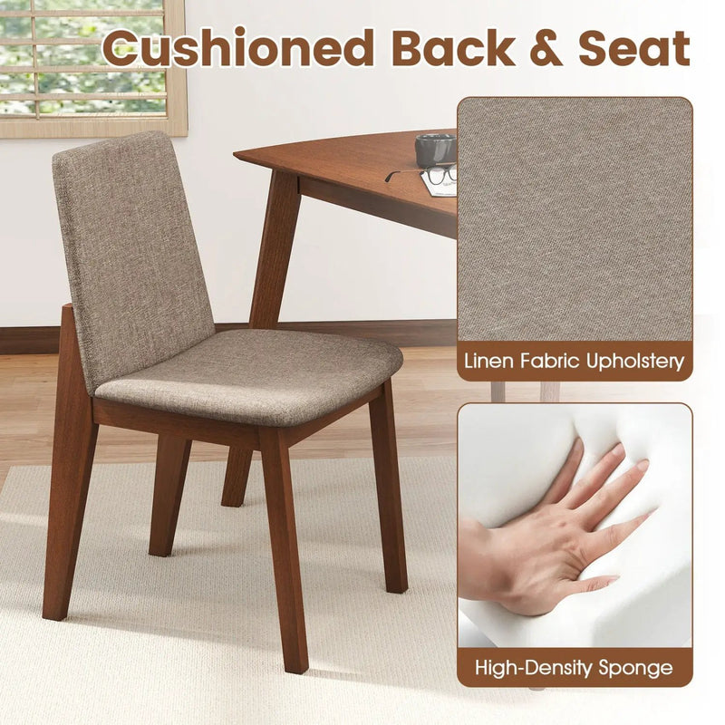 5-Piece Kitchen Table and Upholstered Chairs by DirectDeals