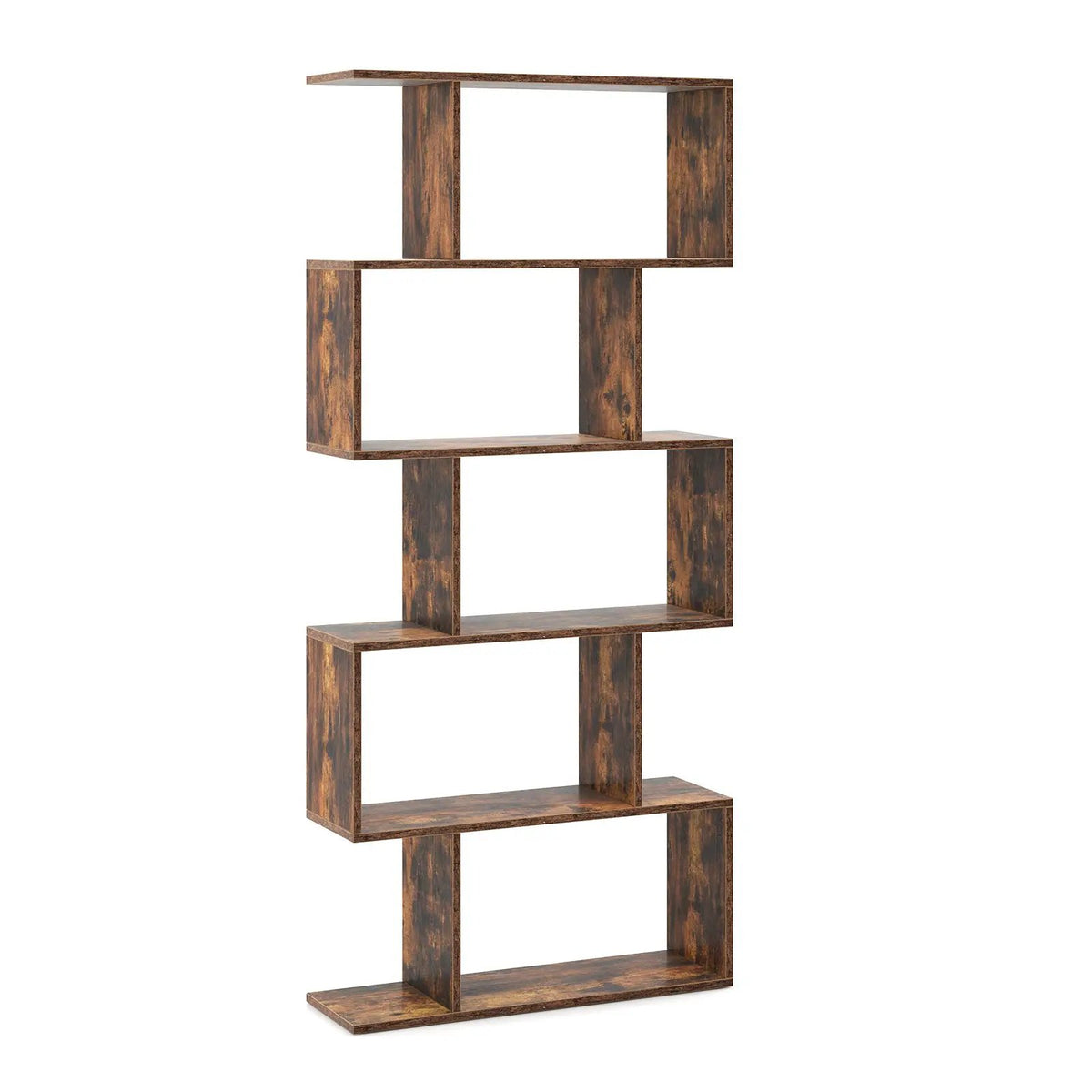 5-Tier Bookshelf with Anti-Toppling Device for Living Room Home Office, photo 3 of 10